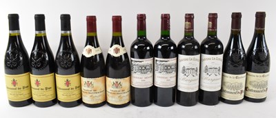 Lot 278 - RED WINE; a group of eleven bottles, including...