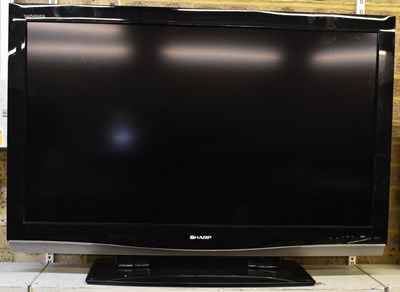 Lot 466 - A Sharp 46 inch flat screen television.