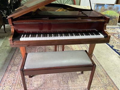 Lot 46 - A Challen baby grand piano, height 100cm,...