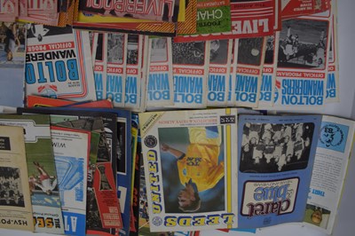 Lot 764 - A quantity of various football programmes to...