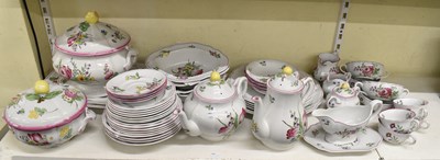 Lot 506 - SPODE; a quantity of 'Marlborough Sprays' tea...