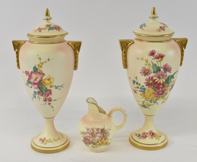 Lot 511 - ROYAL WORCESTER; a pair of reproduction...