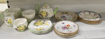 Lot 559 - ROYAL ALBERT; a part tea service decorated in...