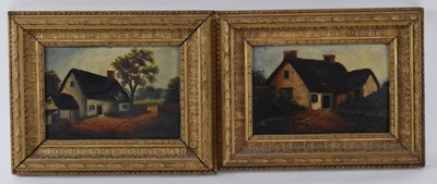 Lot 214 - UNATTRIBUTED; pair of early 20th century...