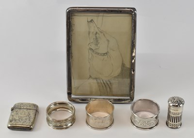 Lot 802 - A Victorian hallmarked silver pepperette,...