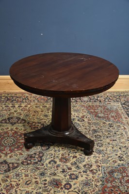 Lot 166 - A Victorian mahogany circular breakfast table,...