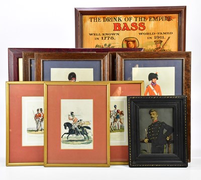 Lot 2407 - A collection of military prints to include...