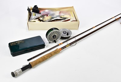 Lot 2388 - A small collection of fishing equipment...