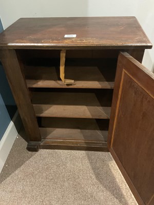 Lot 6558 - An Edwardian inlaid cabinet with single door.