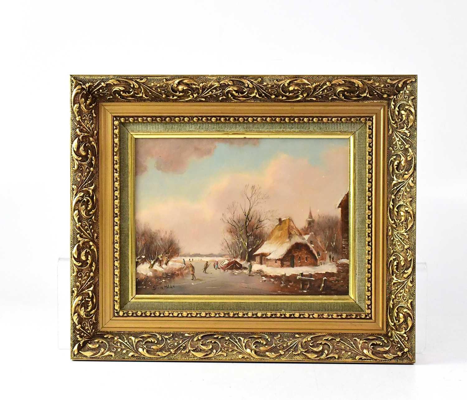 Lot 738 - STEPHAN DE HAAN (Dutch, born 1914); oil on...