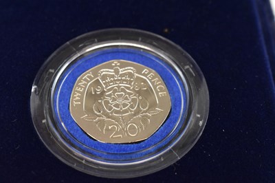 Lot 1006 - ROYAL MINT; four cased silver proof coin sets...