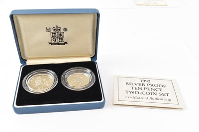 Lot 1006 - ROYAL MINT; four cased silver proof coin sets...