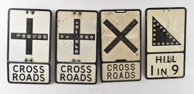 Lot 303 - A group of four railway signs comprising 'Hill...