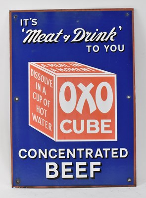 Lot 328 - A reproduction tin advertising sign for Oxo...