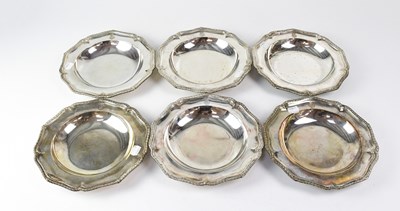 Lot 911 - JOHN MEWBURN; six George III hallmarked silver...