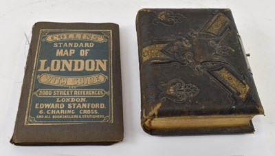 Lot 405 - A small late 19th century leather bound...