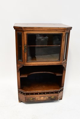 Lot 16 - A late 19th/early 20th century walnut side...