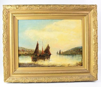 Lot 744 - UNATTRIBUTED; a pair of 19th century oils on...