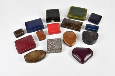 Lot 763A - A collection of vintage jewellery boxes.