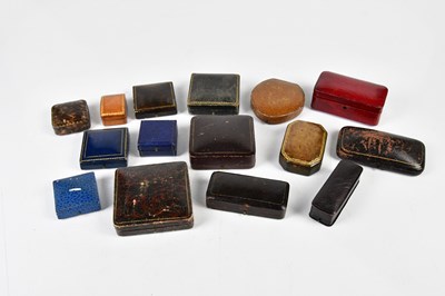 Lot 763C - A collection of vintage jewellery boxes.