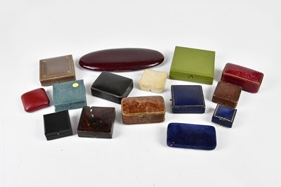 Lot 763K - A collection of vintage jewellery boxes.