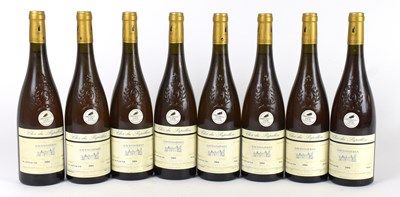 Lot 4246 - WHITE WINE; eight bottles Savennieres Domaine...