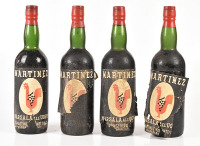 Lot 4048 - PORT; four bottles Martinez Marsala (4)