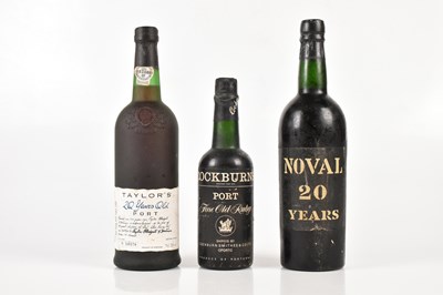 Lot 4109 - PORT; two full and one half bottle, including...