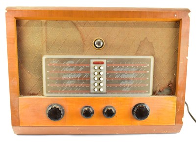 Lot 318 - MURPHY; a 1930s Art Deco style radio, width 61cm.