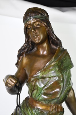 Lot 224 - AFTER EMMANUEL VILLANIS; a reproduction bronze...