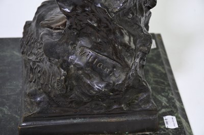 Lot 224 - AFTER EMMANUEL VILLANIS; a reproduction bronze...