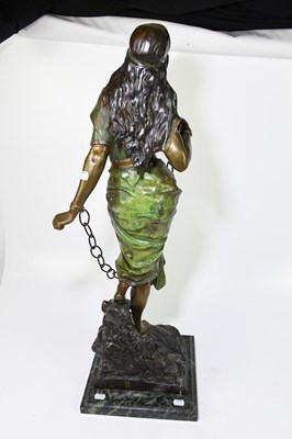 Lot 224 - AFTER EMMANUEL VILLANIS; a reproduction bronze...