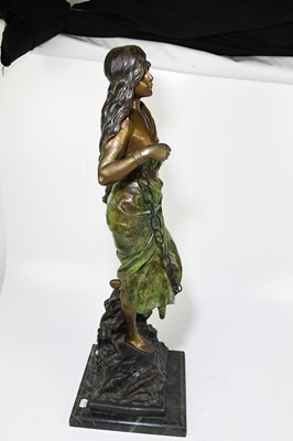 Lot 224 - AFTER EMMANUEL VILLANIS; a reproduction bronze...