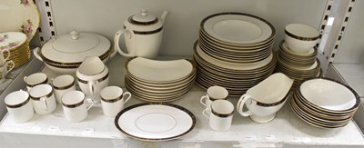 Lot 535 - ROYAL WORCESTER; a part tea and dinner service...