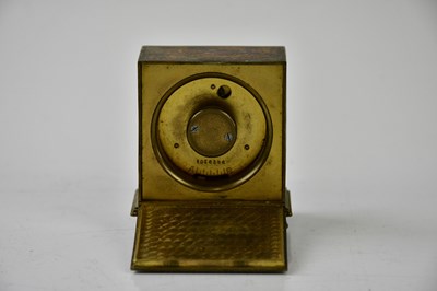 Lot 6407 - ZENITH; a miniature eight day travelling alarm...