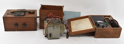 Lot 334 - A cased vintage Evershed Testing Set, a cased...