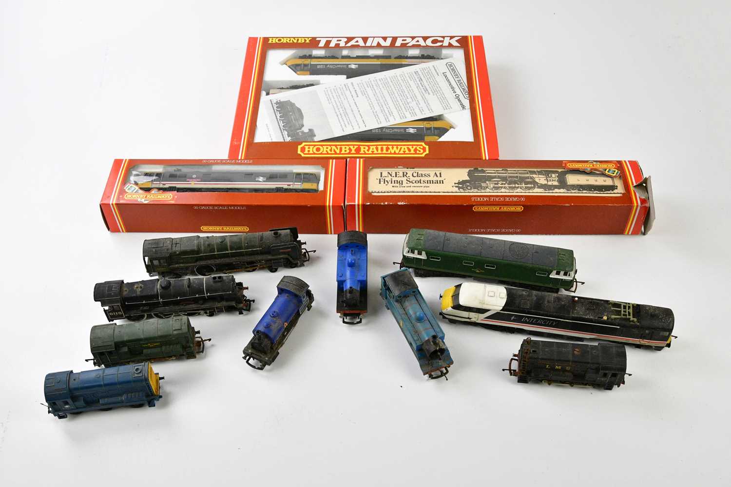 Lot 4365 - HORNBY; a boxed train pack, R.401 Intercity,...