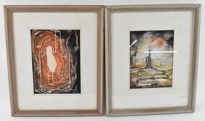 Lot 303 - RON WOOD (1922-2009); acrylic on paper,...