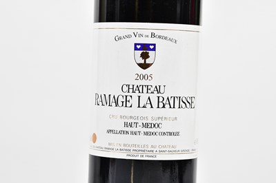 Lot 4188 - RED WINE; seven bottles Château Ramage La...