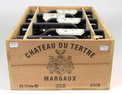 Lot 4134 - RED WINE; twelve bottles Château du Tertre...