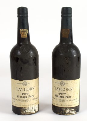 Lot 4029 - PORT; two bottles Taylor's Vintage Port 1977,...
