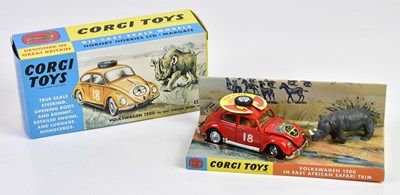 Lot 4696 - CORGI; a reproduction Volkswagen 1200 in East...