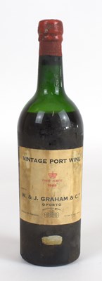 Lot 4061 - PORT; a single bottle W&J Graham & Co Vintage...