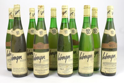 Lot 4283 - ALSACE; ten bottles mixed including seven...