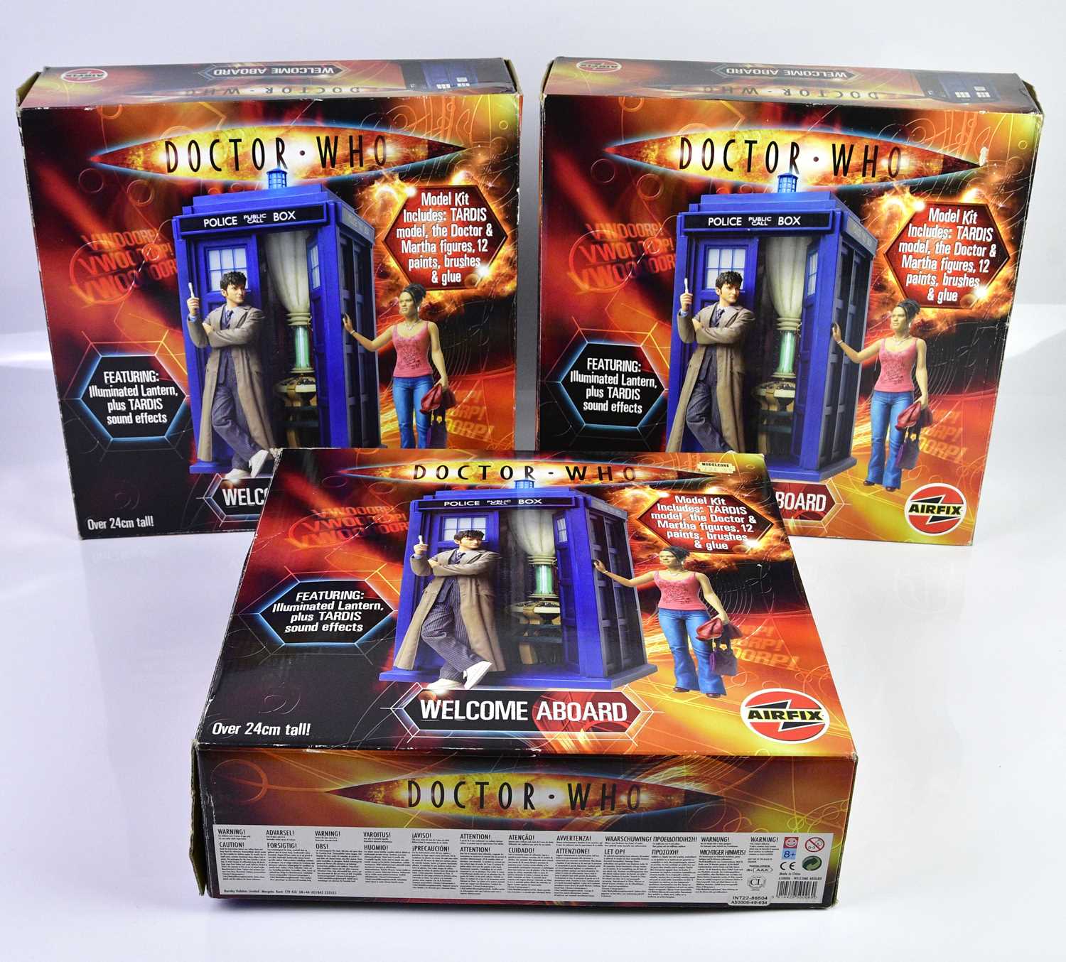 Lot 4490 - DOCTOR WHO; three Airfix 'Welcome Aboard'...