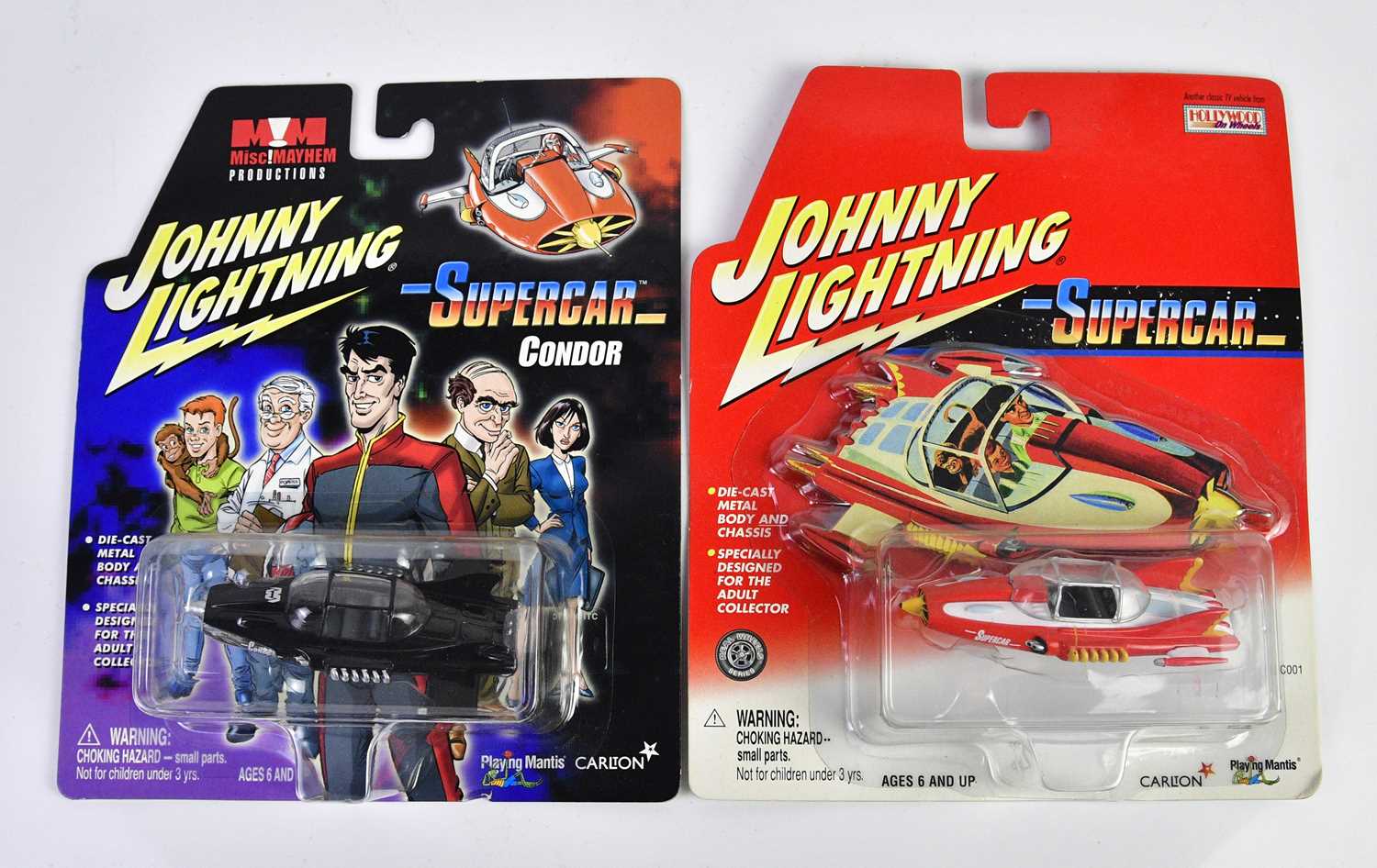 Lot 4688 - JOHNNY LIGHTNING; two Playing Mantis diecast...