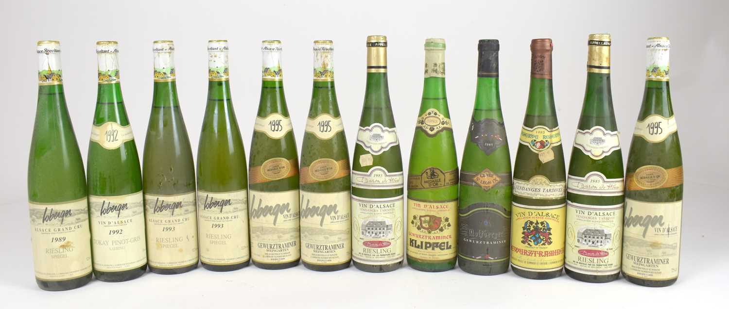 Lot 4286 - ALSACE; twelve bottles of mixed including...