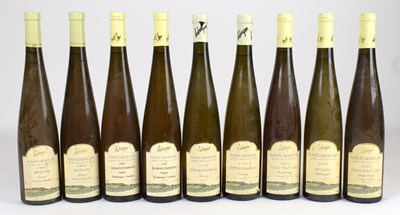 Lot 4193 - ALSACE; nine mixed bottles including Loberger...