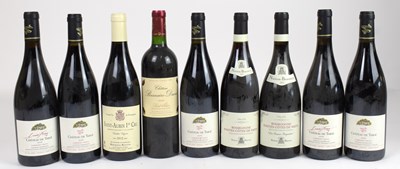 Lot 4287 - RED WINE; nine bottles of mixed red wine...