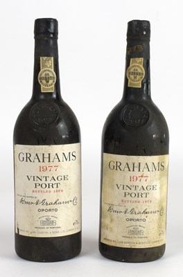 Lot 4056 - PORT; two bottles of Graham's Vintage Port...